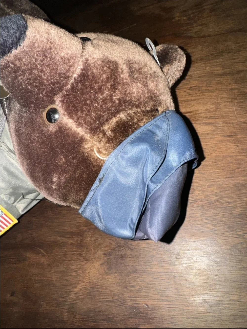 US Air force 1980s Plush Teddy Bear Stuff Animal Inflight Suit